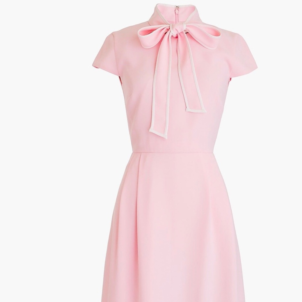 Best seller JCrew tie-neck pink dress!!!
